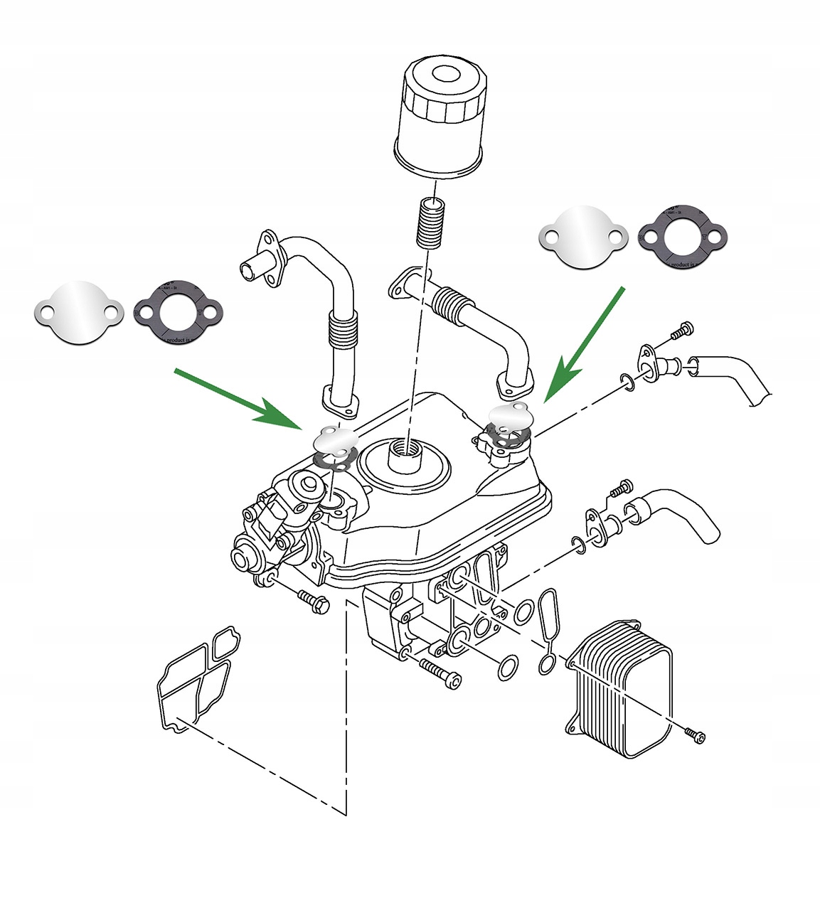 Zaślepka EGR VW Transporter T5 2.0 BiTDi CFCA Producent części Kreft