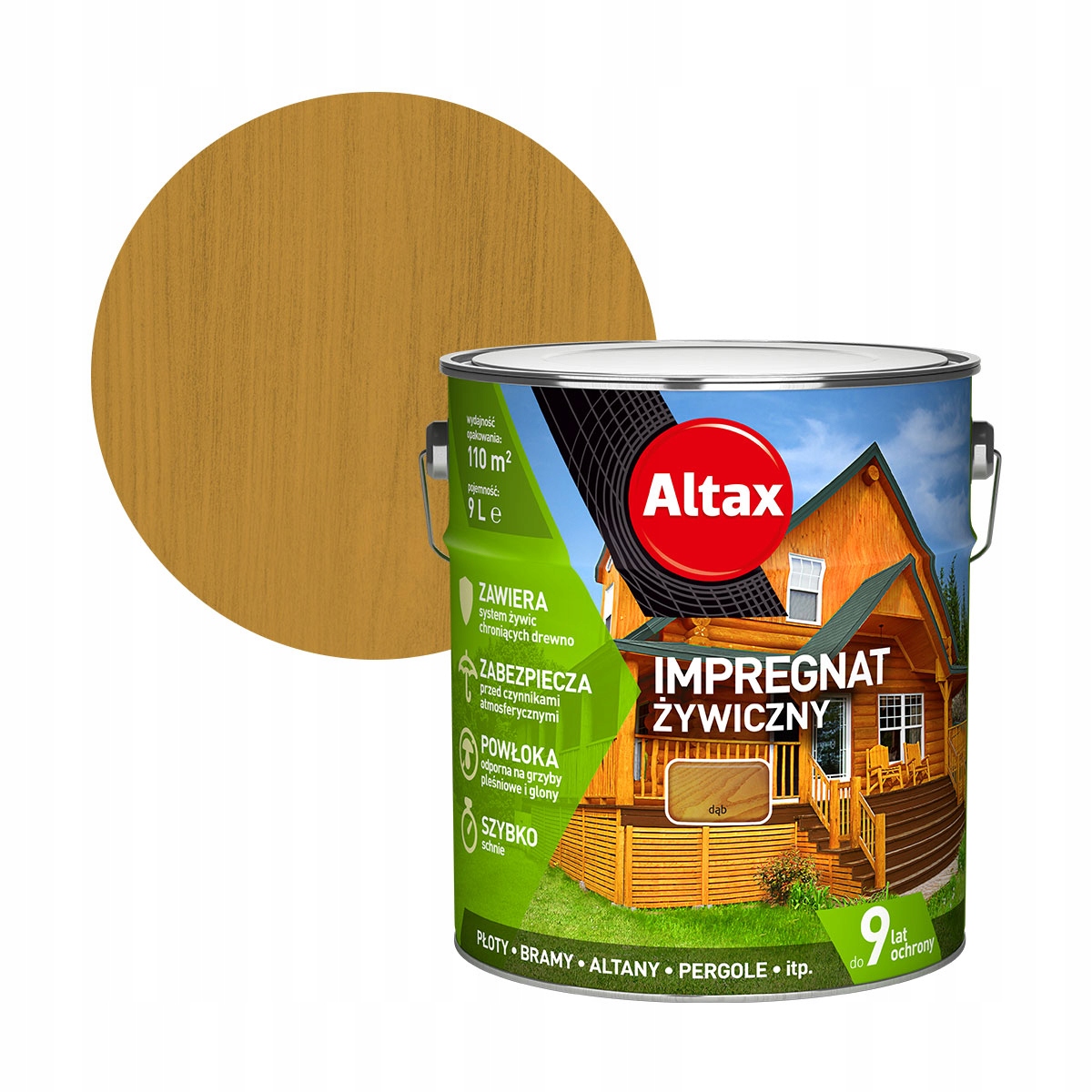 

Altax Impregnat Żywiczny 9L Dąb