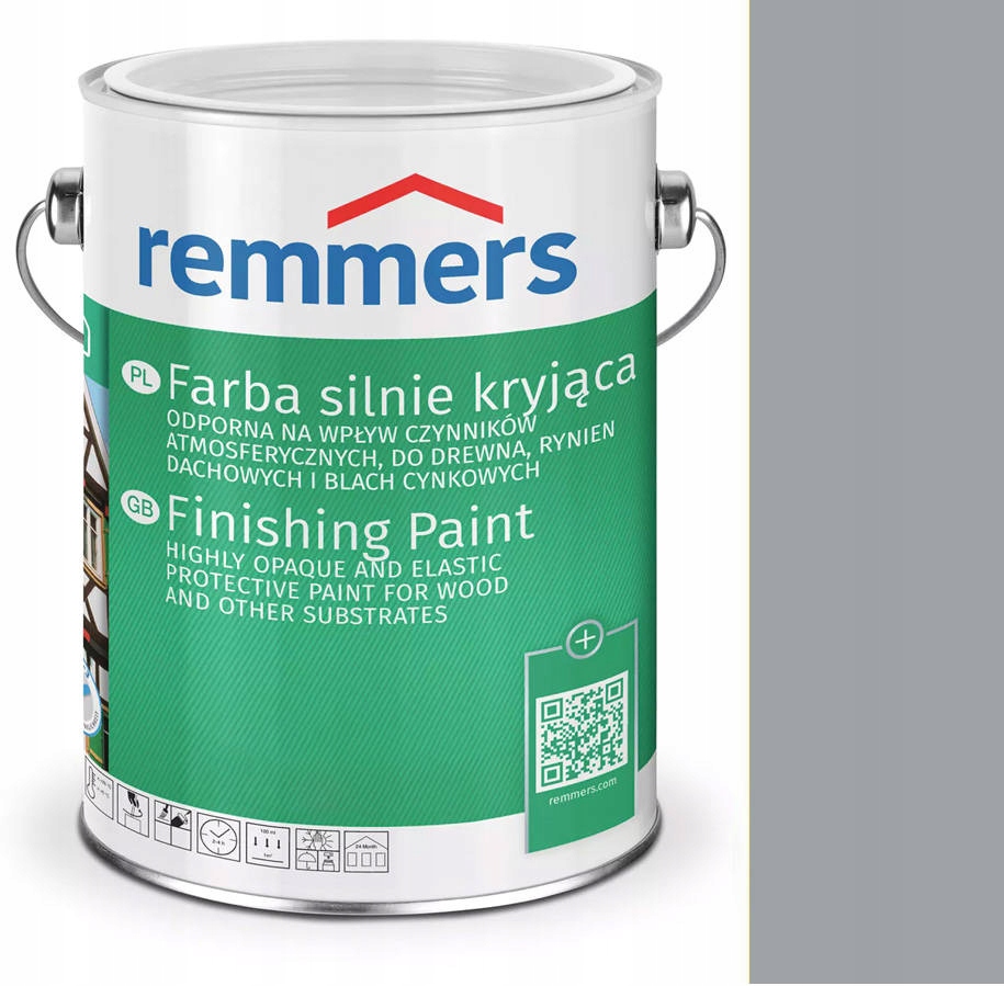Remmers Barva na dveře nábytku Šedá Okenní 2,5 L