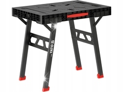 SKŁADANY STÓŁ ROBOCZY 650KG LEKKI PRZENOŚNY BLAT 85X61CM PP METAL WARSZTAT