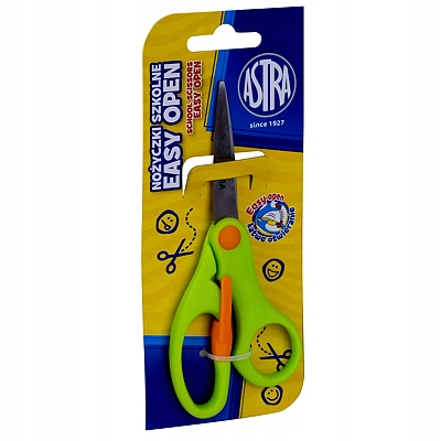 NOŻYCZKI SZKOLNE EASY OPEN ASTRA BLISTER