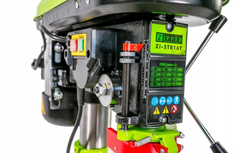 WIERTARKA STOŁOWA ZIPPER ZI-STB16T 630W Zasilanie 230 V