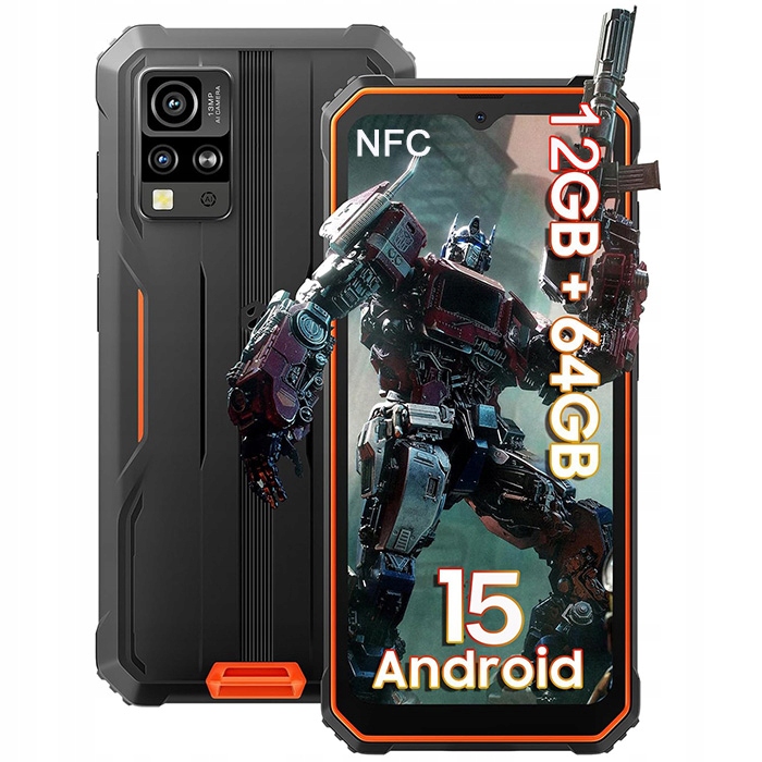 Smartfon Blackview BV4800 4 Gb 64 Gb 4G (lte) pomarańczowy