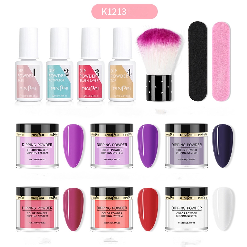 PINPAI DUŻY ZESTAW DO MANICURE TYTANOWY