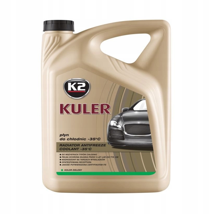 

K2 Kuler -35C Płyn Do Chłodnic Zielony 5L T205Z