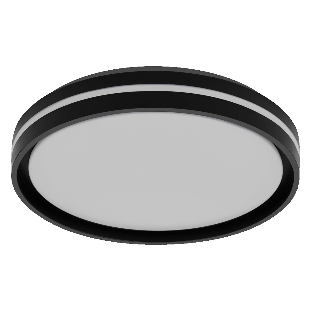 Stropné Svietidlo Led Nástenná lampa 24W 1450lm 3000K Teplá čierna Orbis Osram