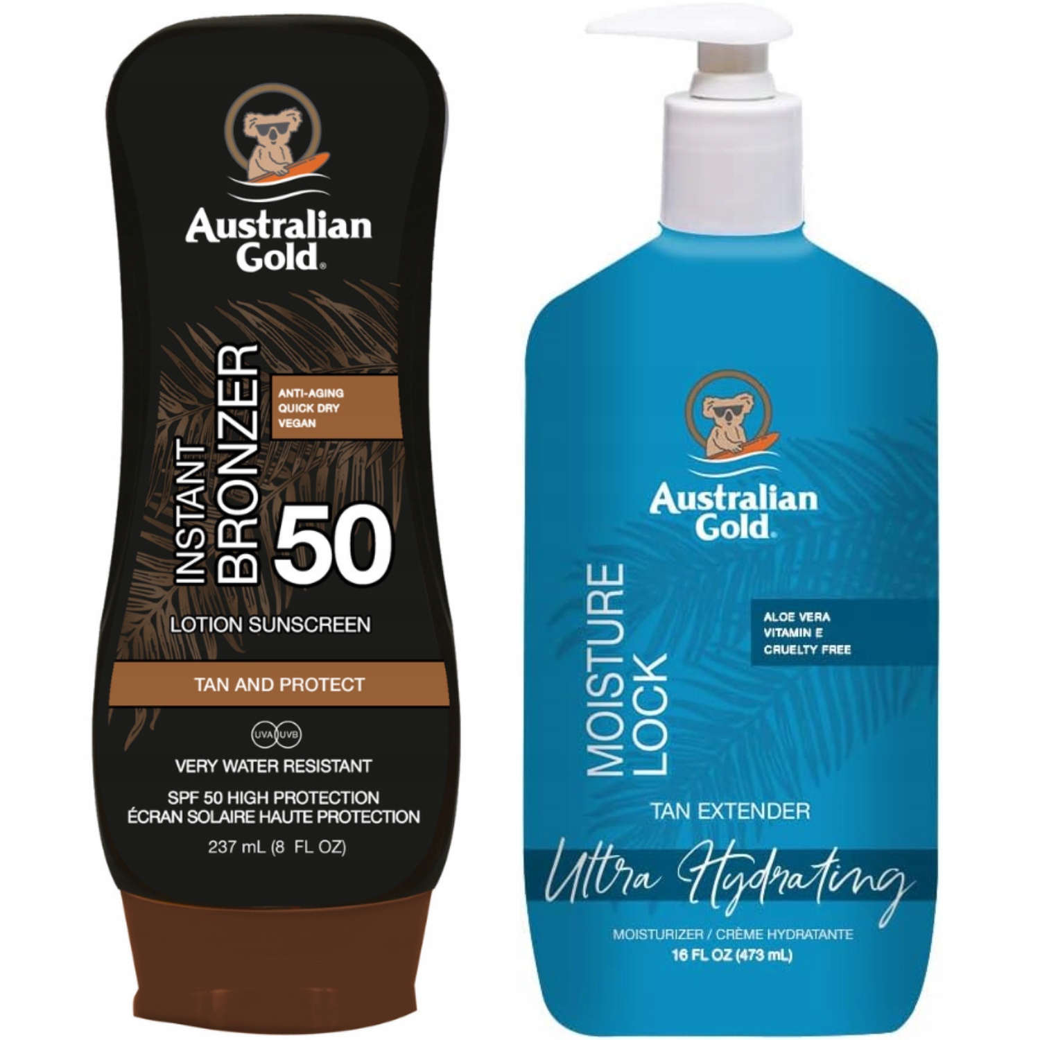 Australian Gold Bronzerový balzám SPF50 Moisture Lock 473 ml