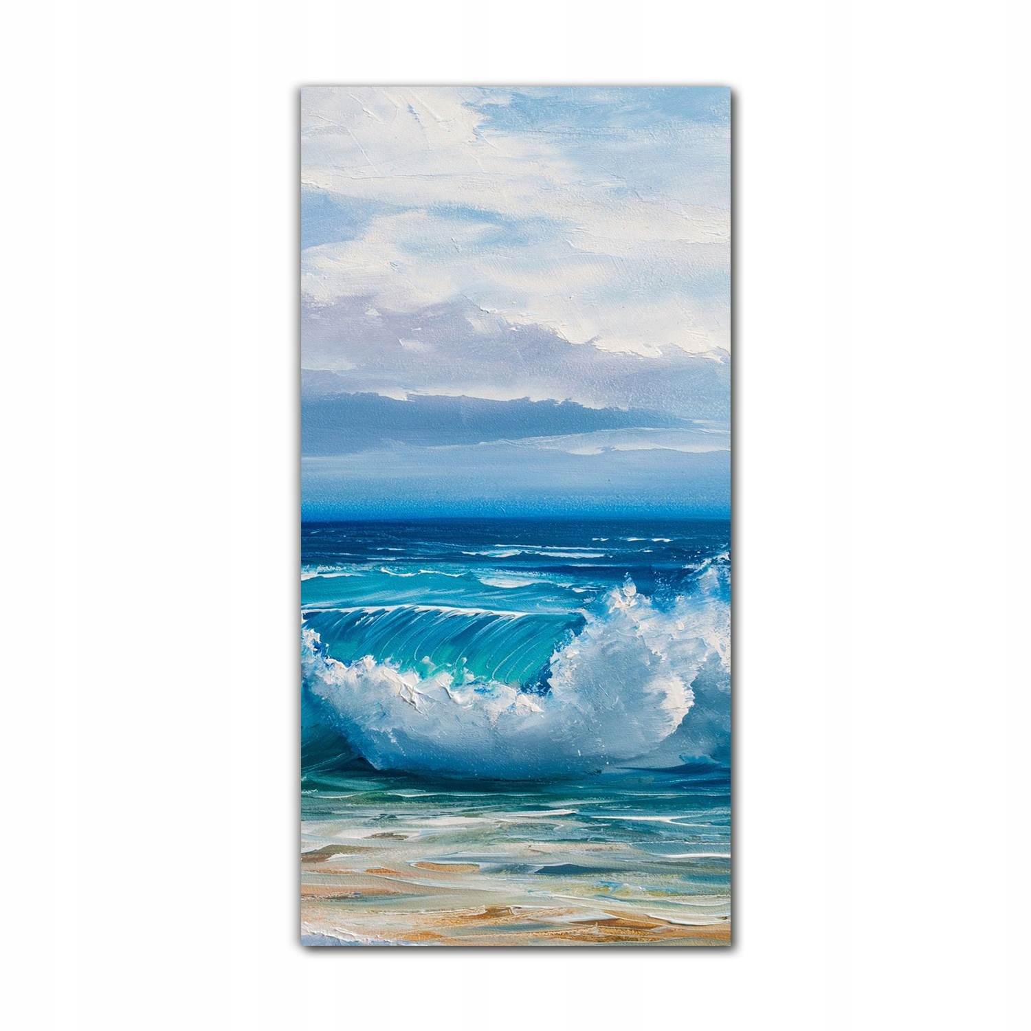 

Obraz na szkle do sypialni 70x140 Fale plaża morze