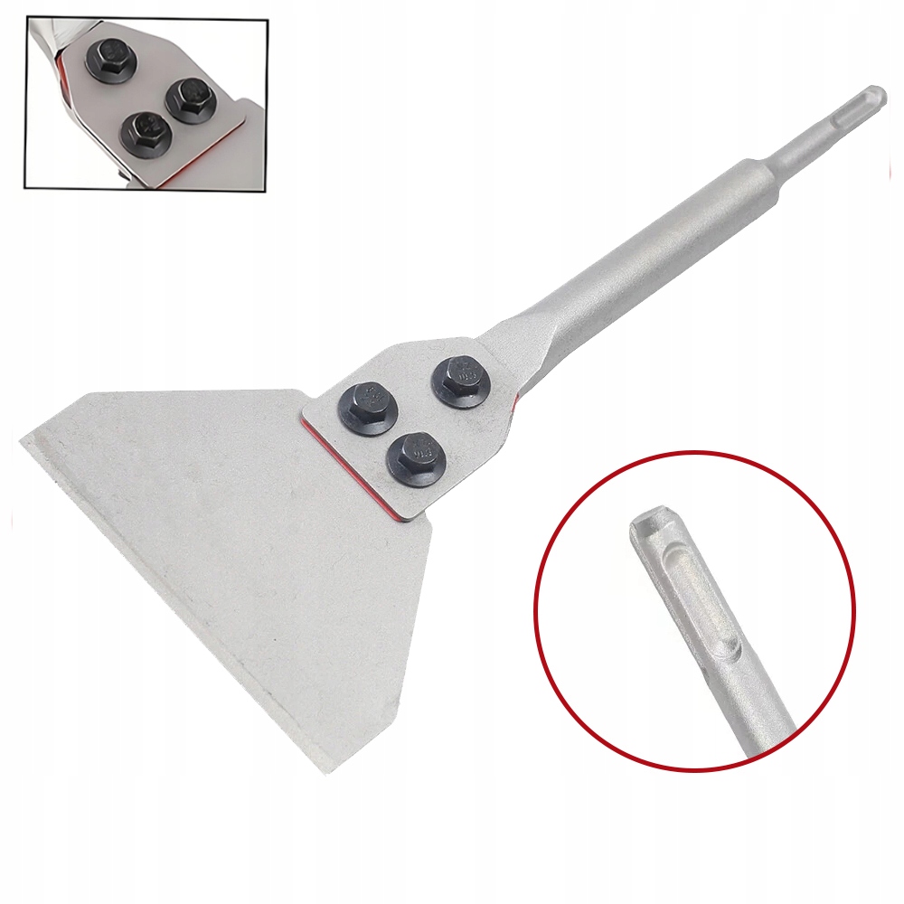 Dłuto Sds Plus Do Betonu Płytek Łopatka Szerokie Płaskie 300x125 MM