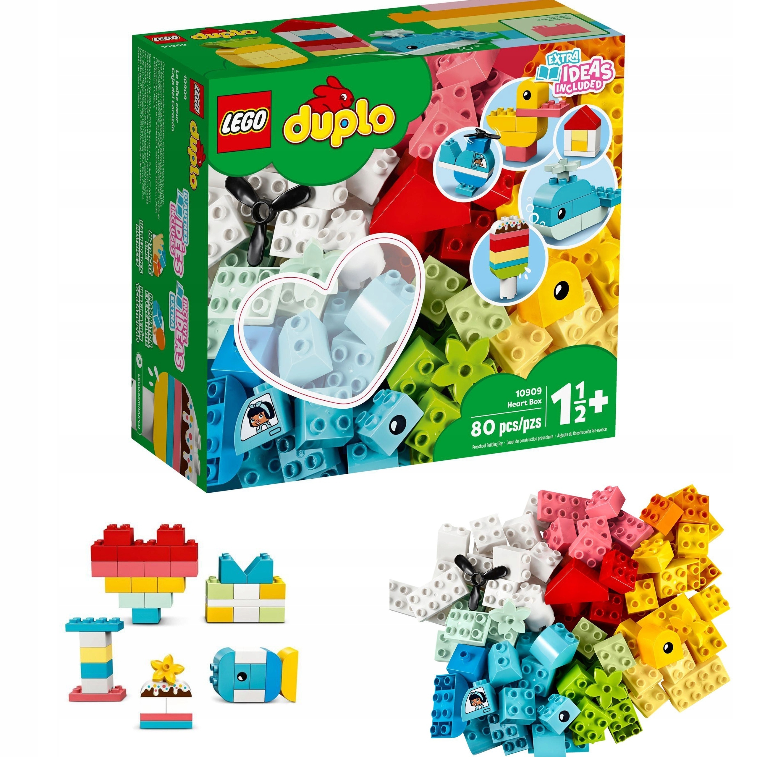 Lego Duplo 10909 Krabička ve tvaru srdce