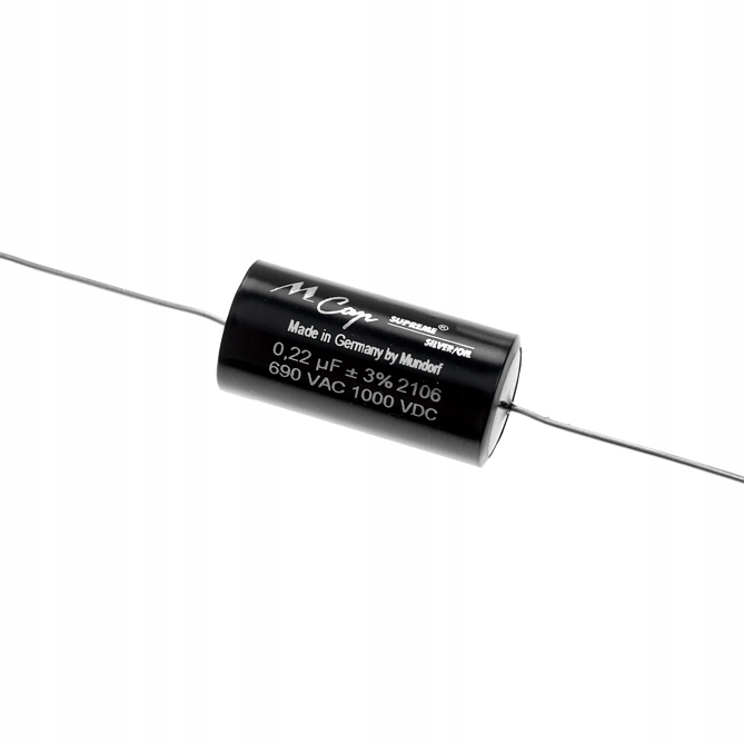 Kondenzátor Mcap Supreme Silver Oil 0.22uF 0,22uF, 220nF 1000V Mundorf