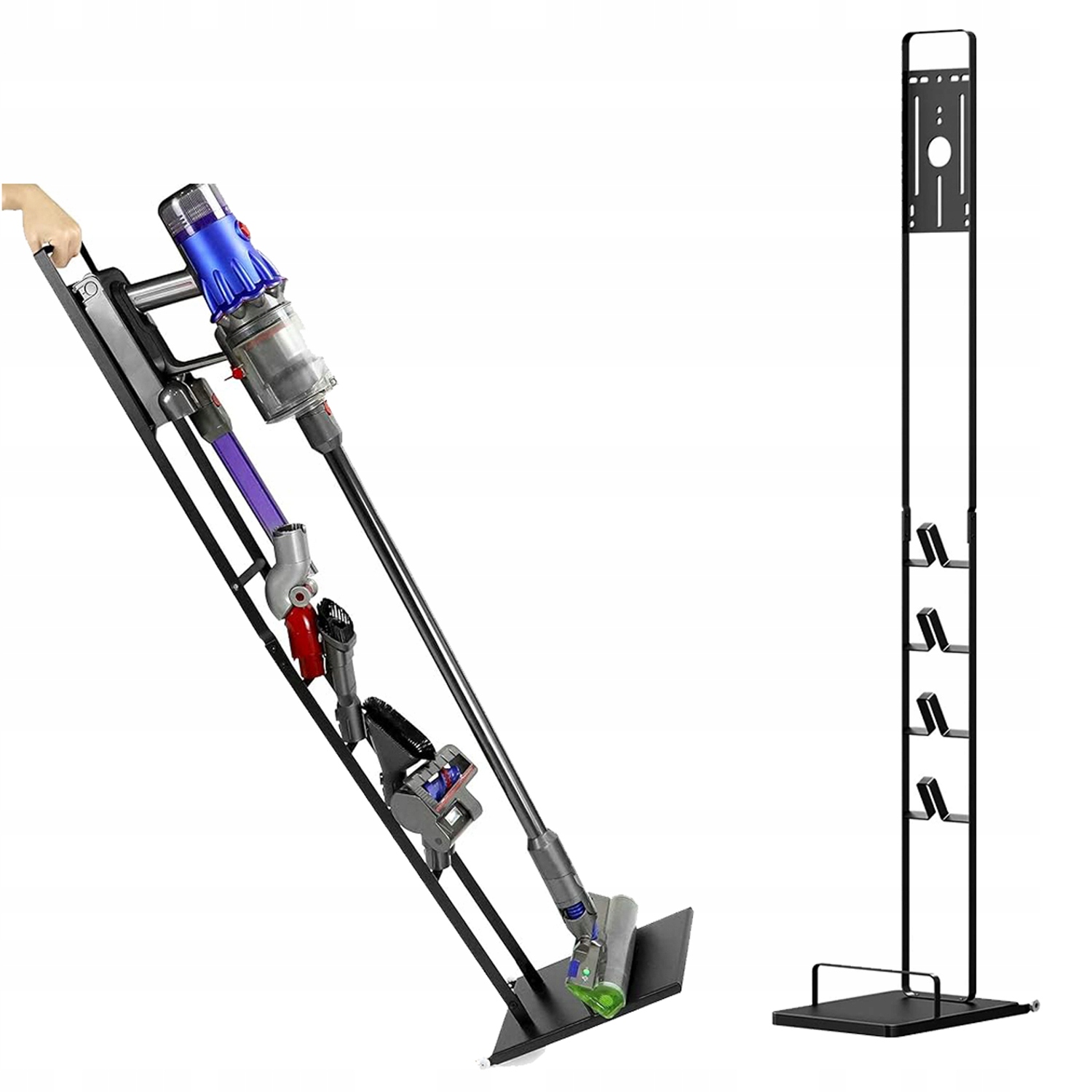 Podlahový Stojan S Válečky, Držák Na Akcesoria Pro Vysavač Dyson V8