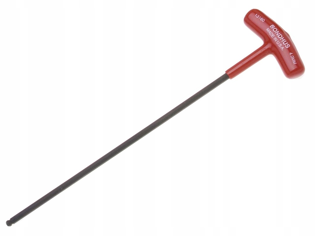 Bondhus klucz imbusowy 6,0mm typu T z kulką 266mm 13168 *