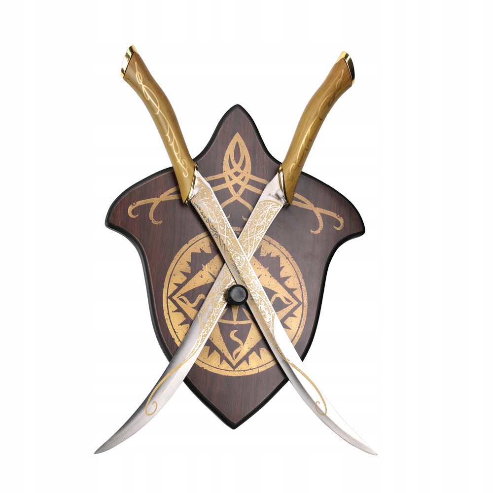 2 Krátké meče Legolasa Lord of The Rings s přívěskem 56 cm JT6036-A