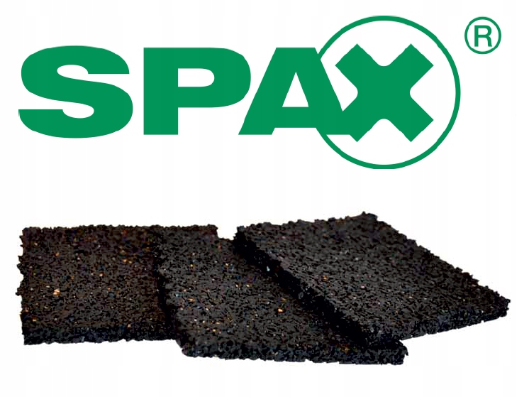 

Spax - Podkładka gumowa 8x100x100