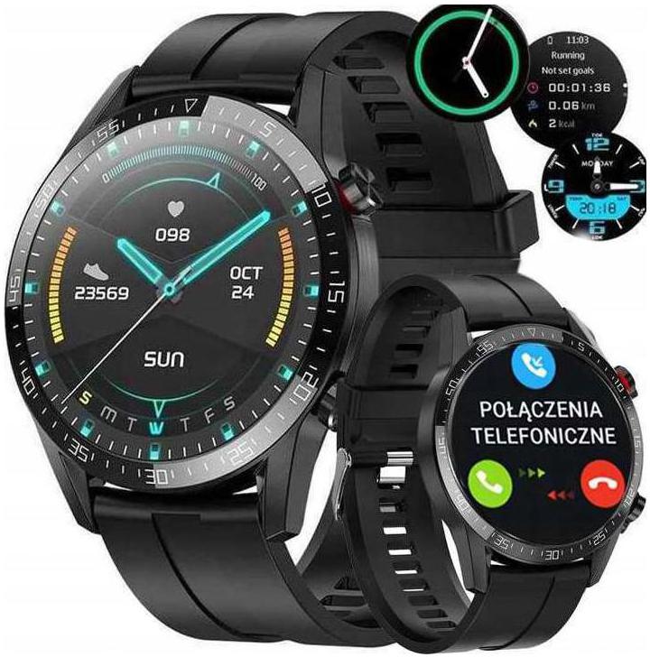 ZEGAREK SMARTWATCH ROZMOWY ODBIERANIE POŁĄCZEŃ PL
