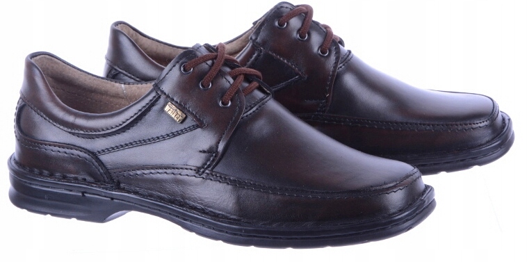 Polobotky Pánské Vázané Přírodní Kůže 18 Bronz 44