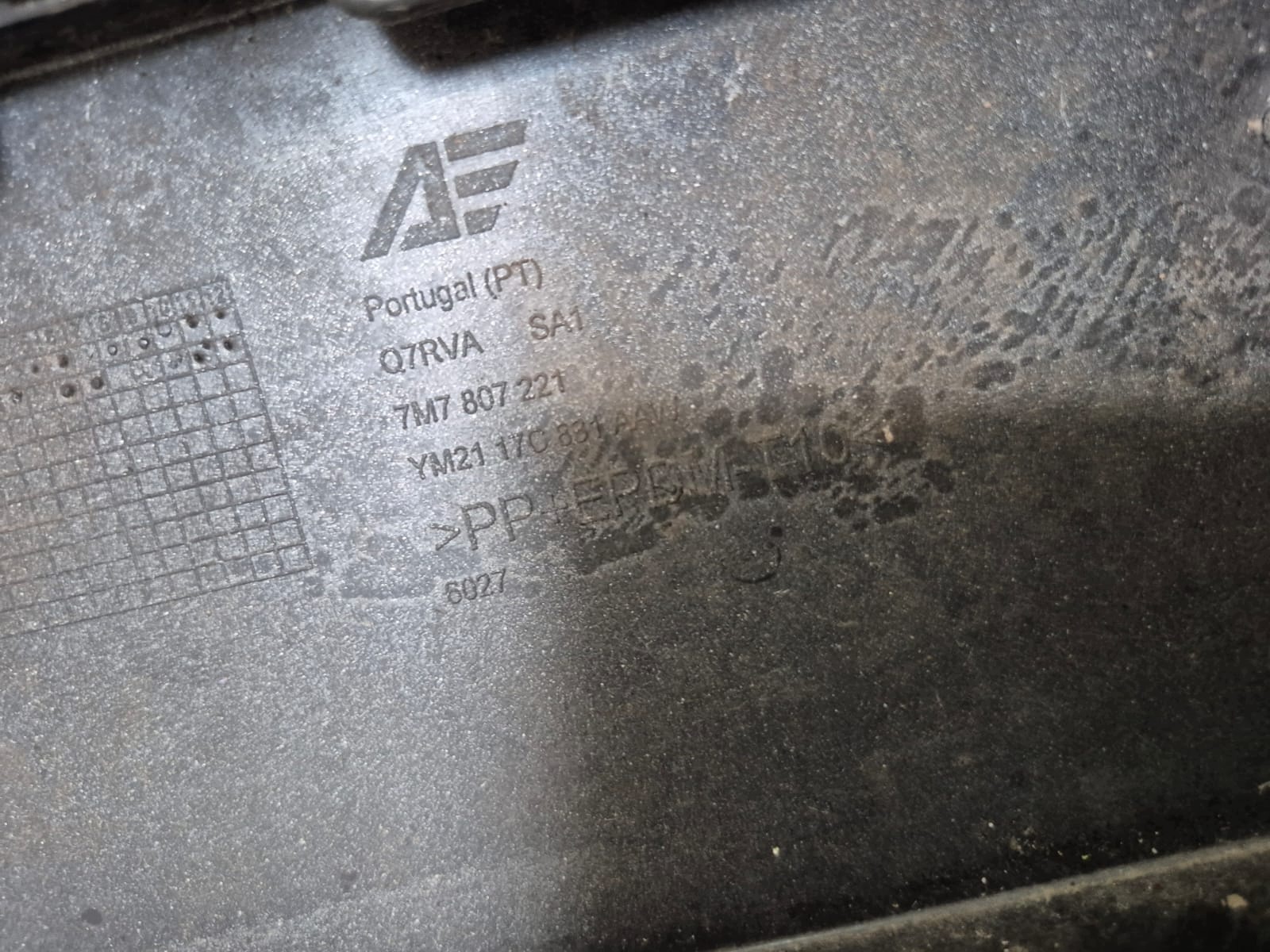 SEAT ALHAMBRA and 1 LIFT 00-10 bumper front front washer
