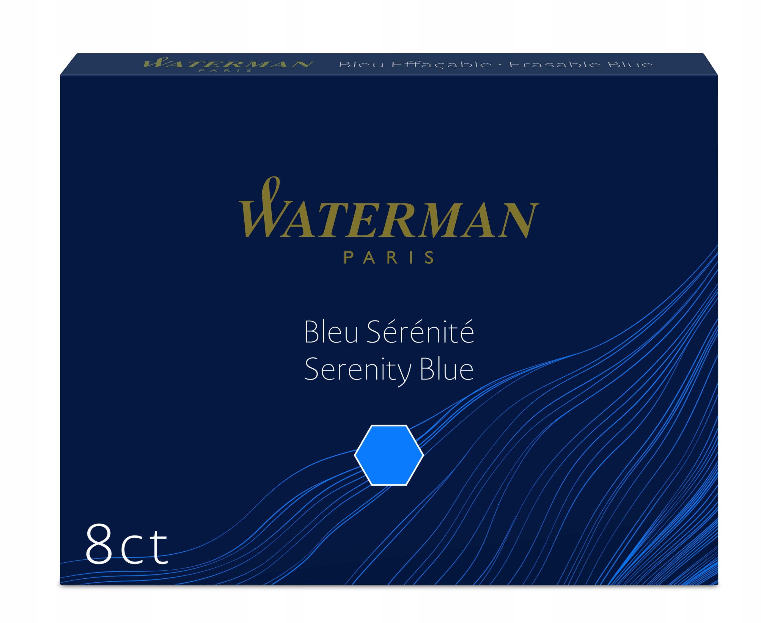 

Waterman Naboje do pióra długie Niebieskie x 8