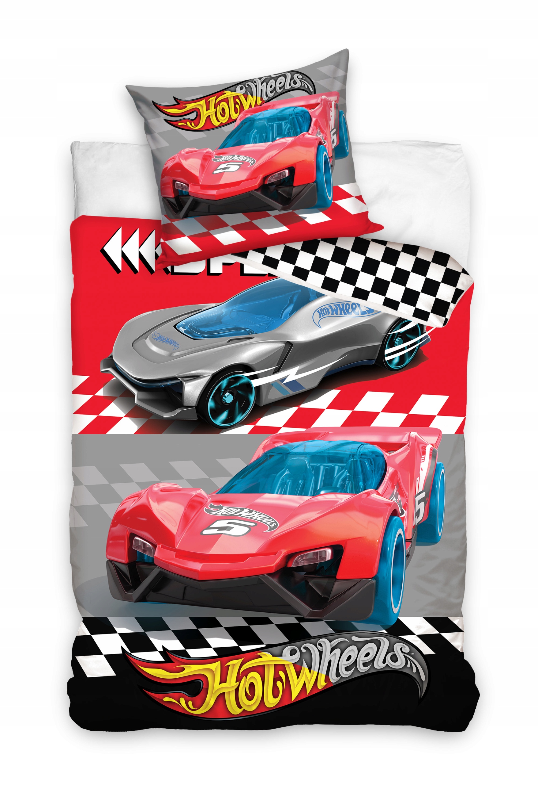 

Pościel dziecięca Hot Wheels 160x200 bawełna