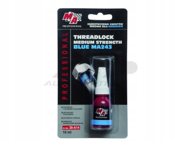 

Klej środek do zabezpieczania gwintów 10ml średni