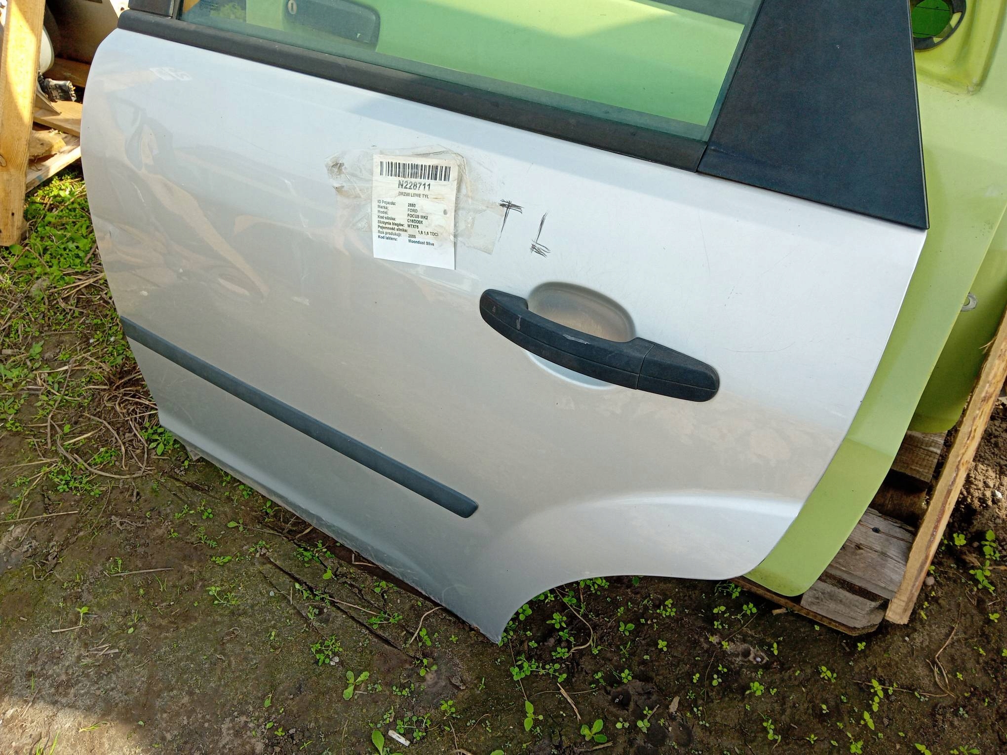 door left rear part FORD FOCUS MK2