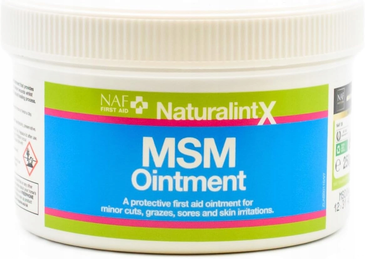 Naf Naturalintx Msm Maść – wsparcie regeneracji skóry dla koni horse 250g