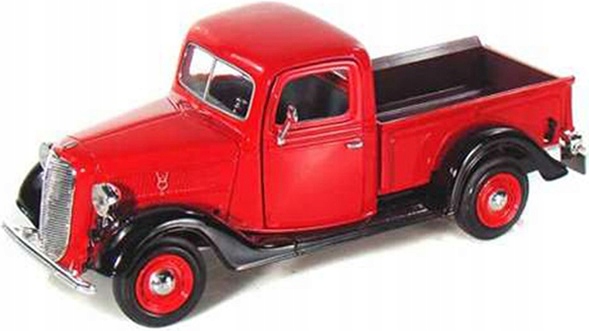 Ford Pickup 1937 červený 1:24 Motormax 73233