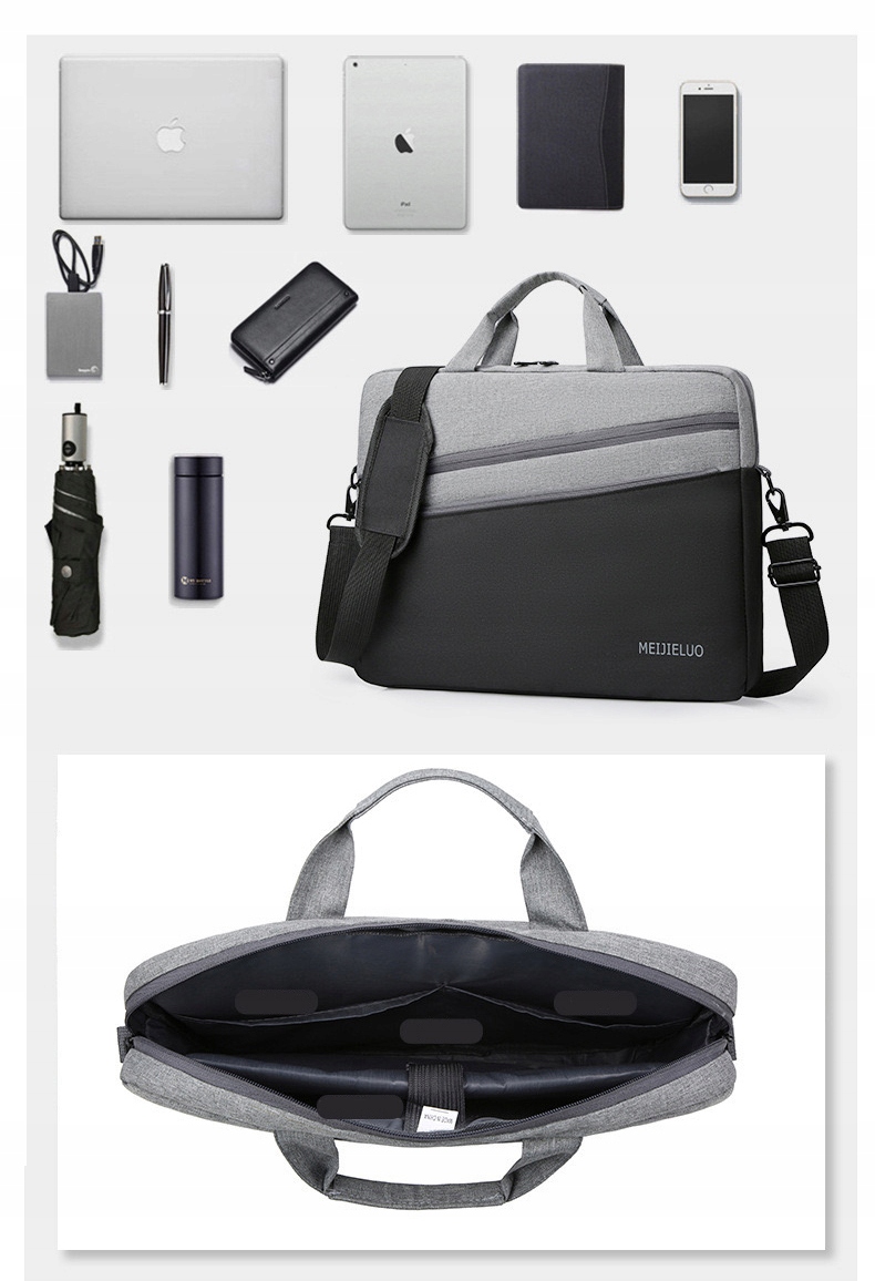 TORBA NA LAPTOP NOTEBOOK 15,6" WODOODPORNA MODNA PODRÓŻNA NA RAMIĘ STYLOWA Marka DMR