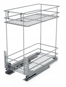 Spodný nákladný kôš dvojúrovňový Nomet 40 strieborný W-2331M-400.P22