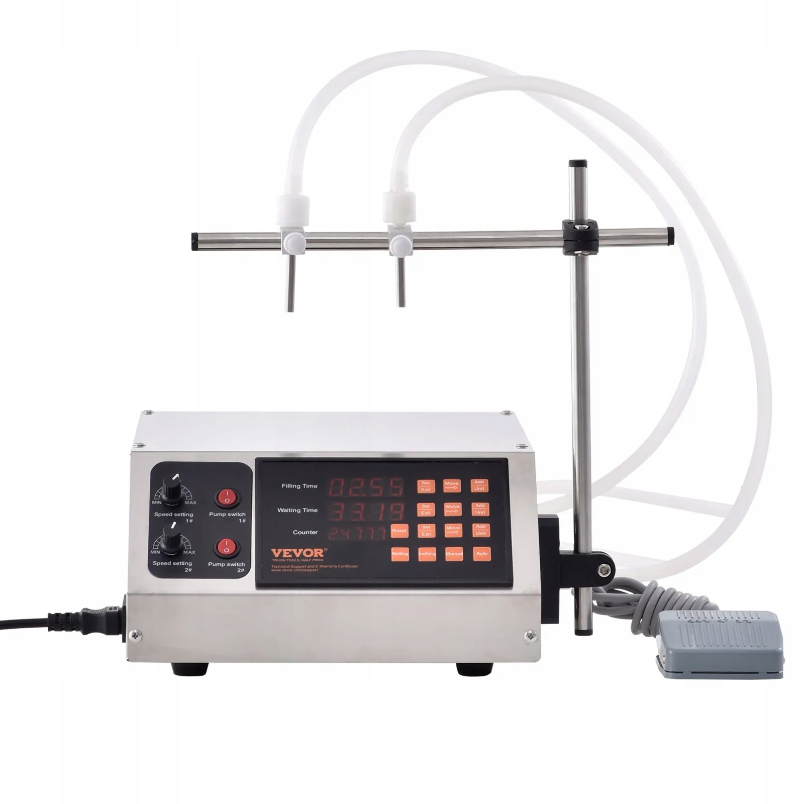 Nalévač tekutin 30-4000 ml automatický, 2 trysky na lahve