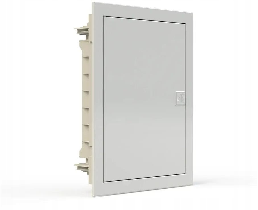 Plastová Instalační Skříň S Kovovými Dveřmi, Podomítková, IP40, 1 Rz