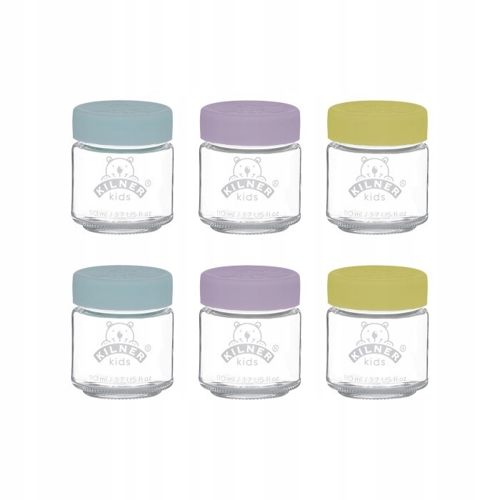 

Kilner Zestaw 6 słoików posiłki dla dzieci 110ml