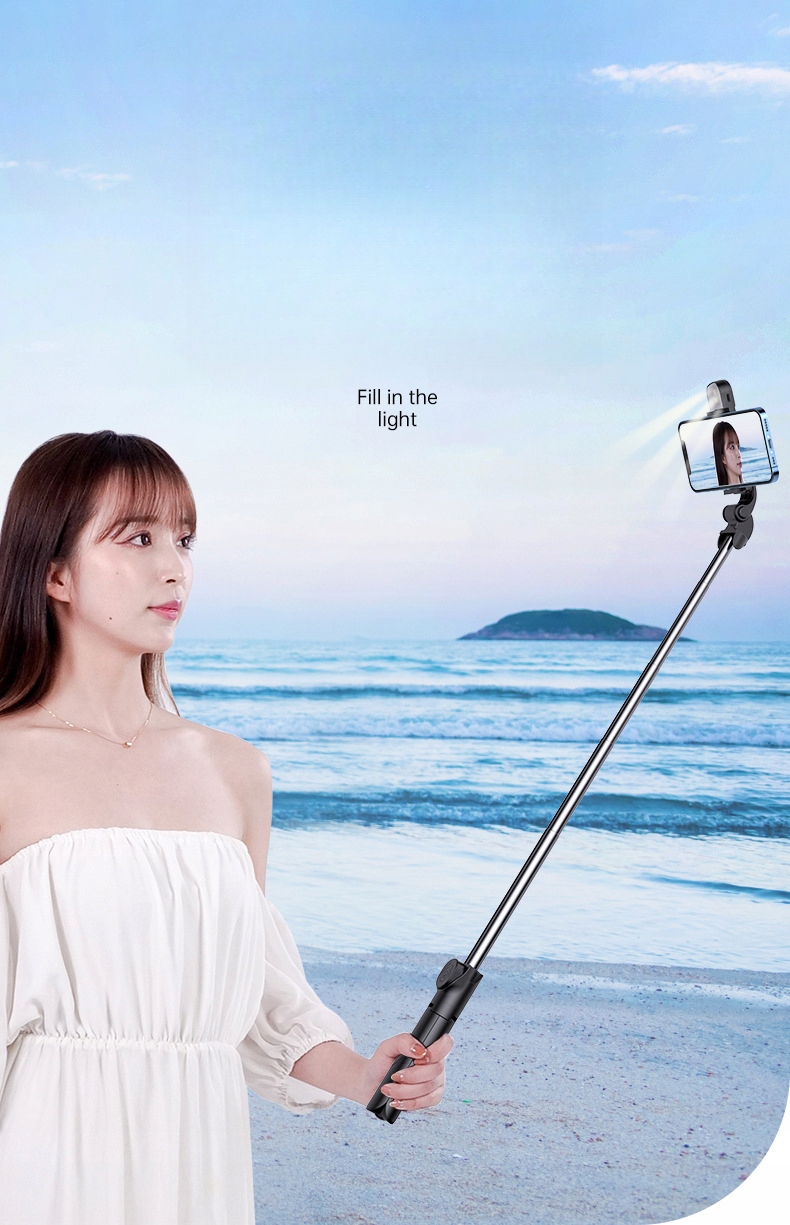 Mobile phone Bluetooth selfie stick bracket handhe Długość maksymalna 72 cm