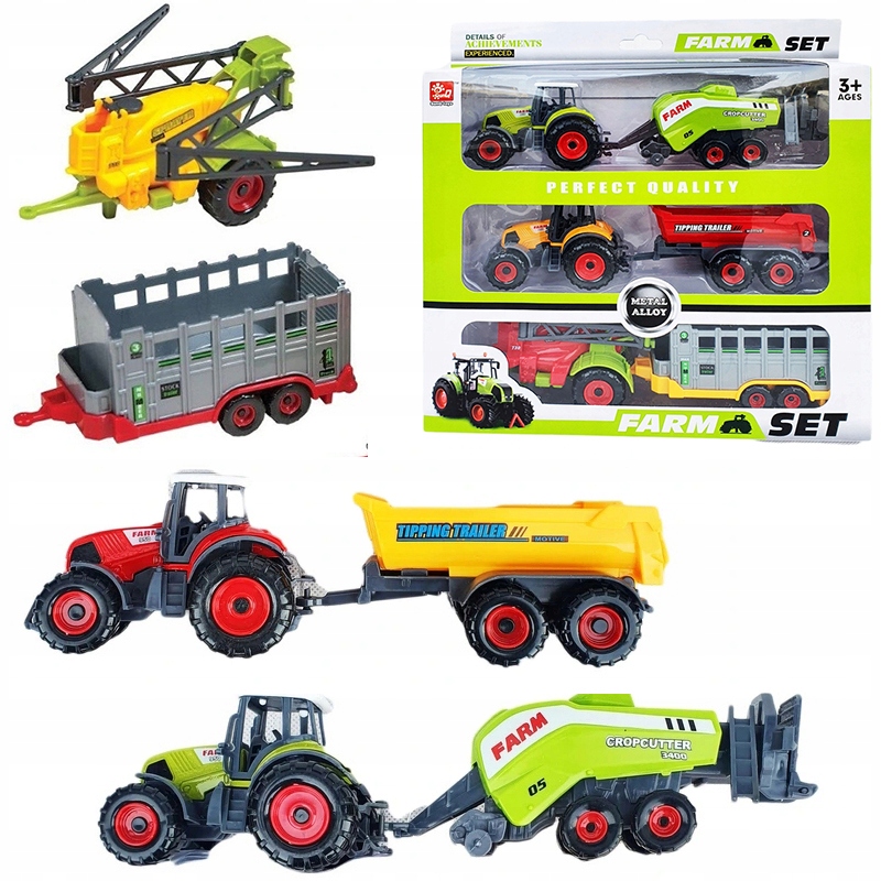 

Traktor ciągnik maszyny rolnicze zestaw rolnika