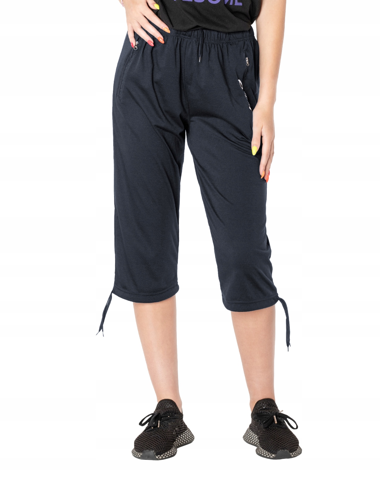 

Krótkie Spodenki Damskie Rybaczki 86077-10 3XL