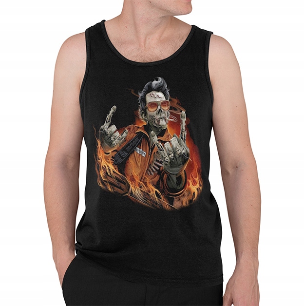 TANK TOP HORROR/ROCK HARDCORE SKULL