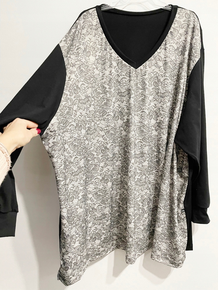 Mikina/tunika Polska maxi+size Nová vel 66/68