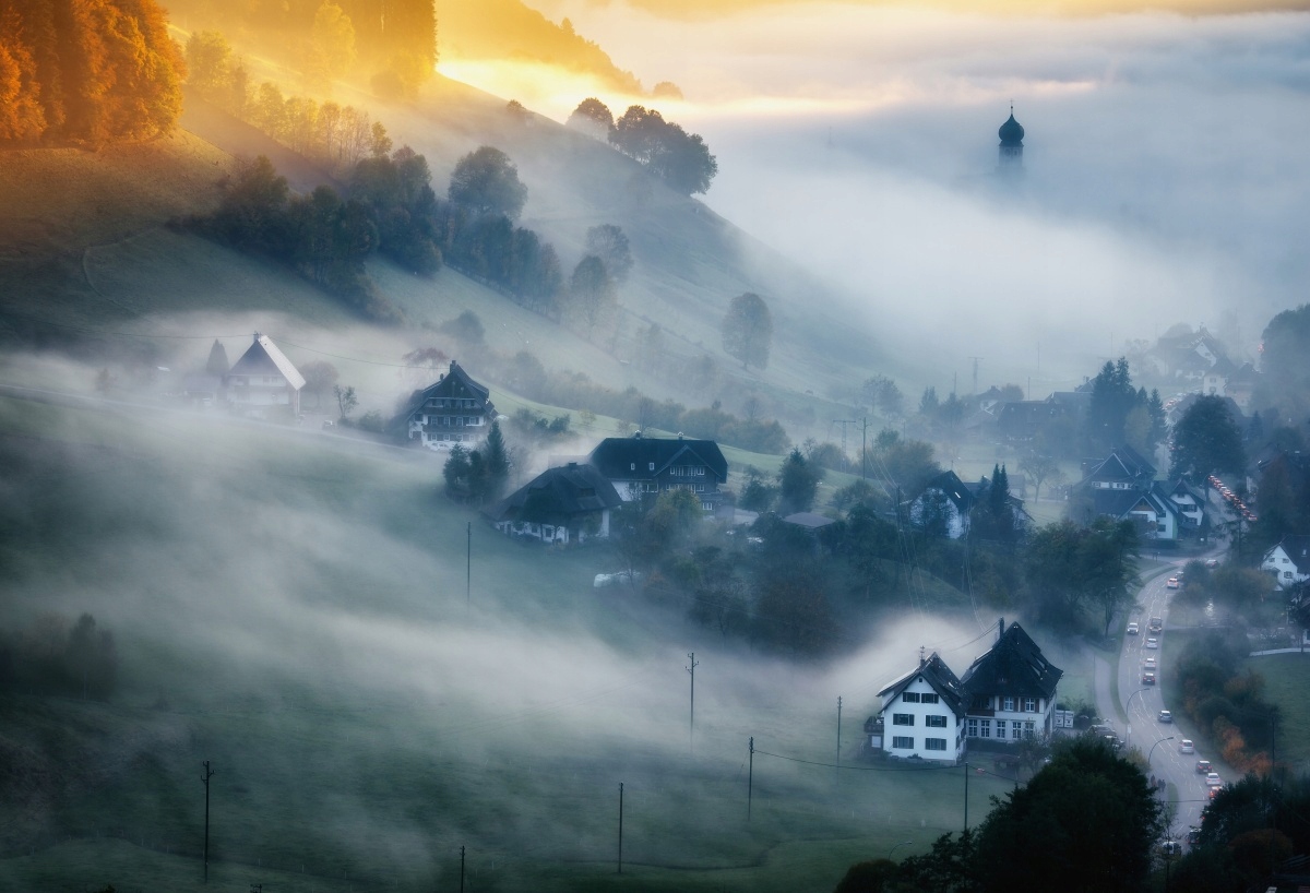 

Fototapeta Flizelinowa Zabytkowa wieś - 104x70