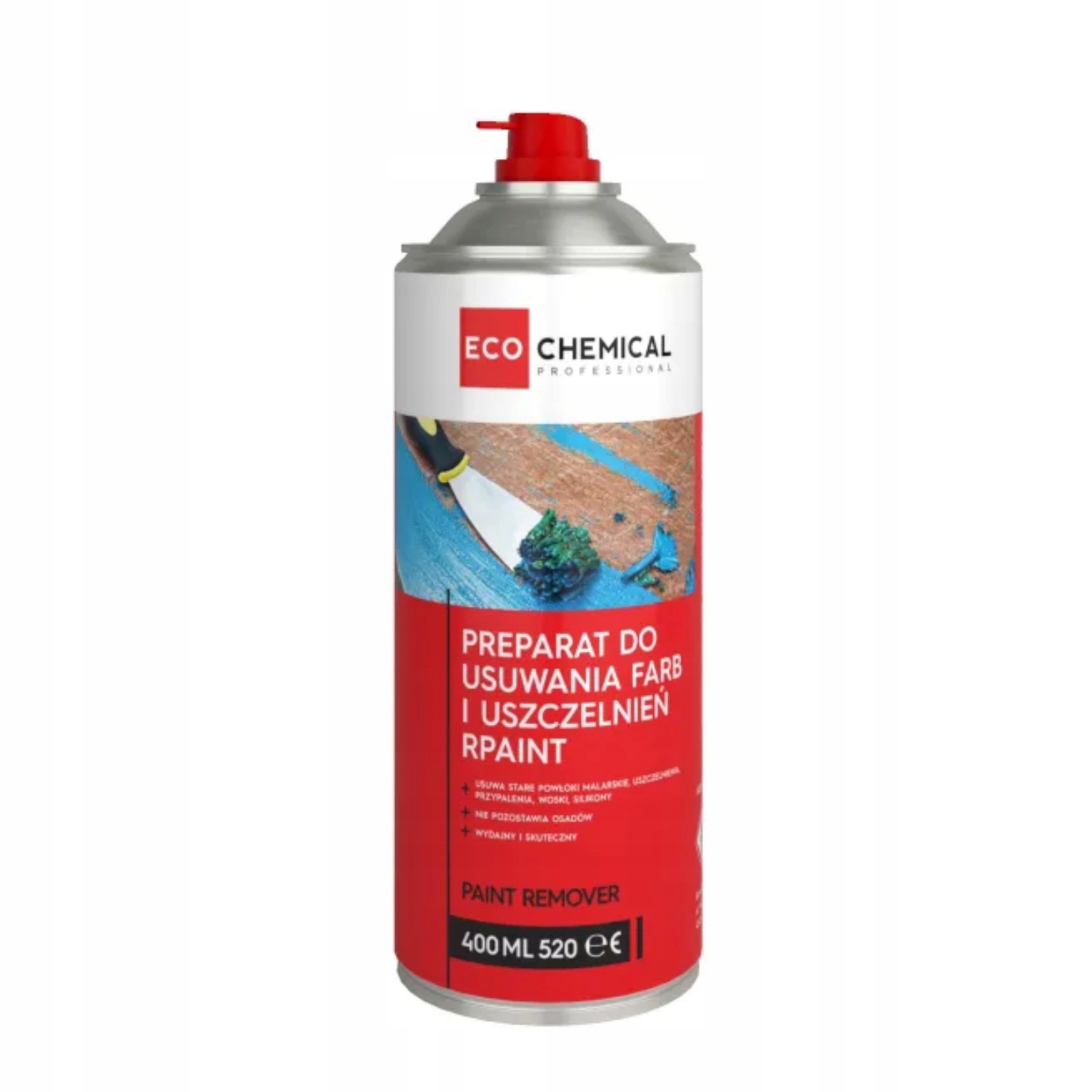 Preparat Środek Do Usuwania Farb Uszczelnień 400ml Ecochemial Wydajny Mocny