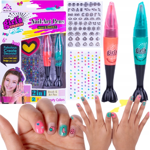 

Zestaw Do Stylizacji Malowanie Paznokci 2 Pisaki