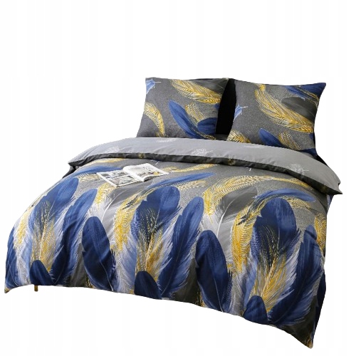 Pościel bawełniana premium 220x200 pióra Komplet pościeli