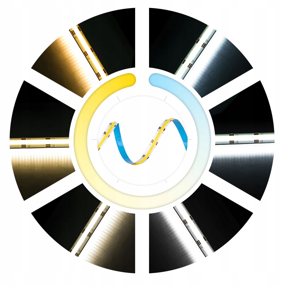 Sterownik led CCT RF 12-24V 144W 12A Touch Pilot Marka LED-ONE