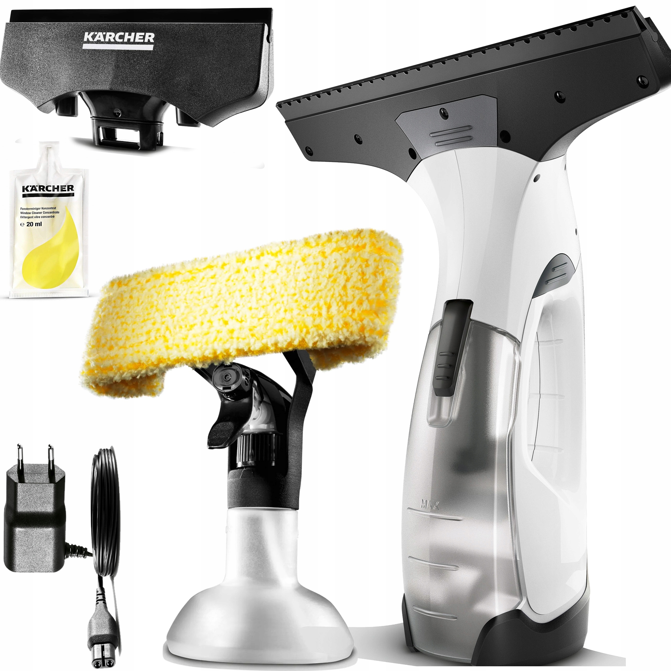 Karcher Wv 2 Premium Čistič Oken Turbo XL Dvě Hubice Ostřikovač