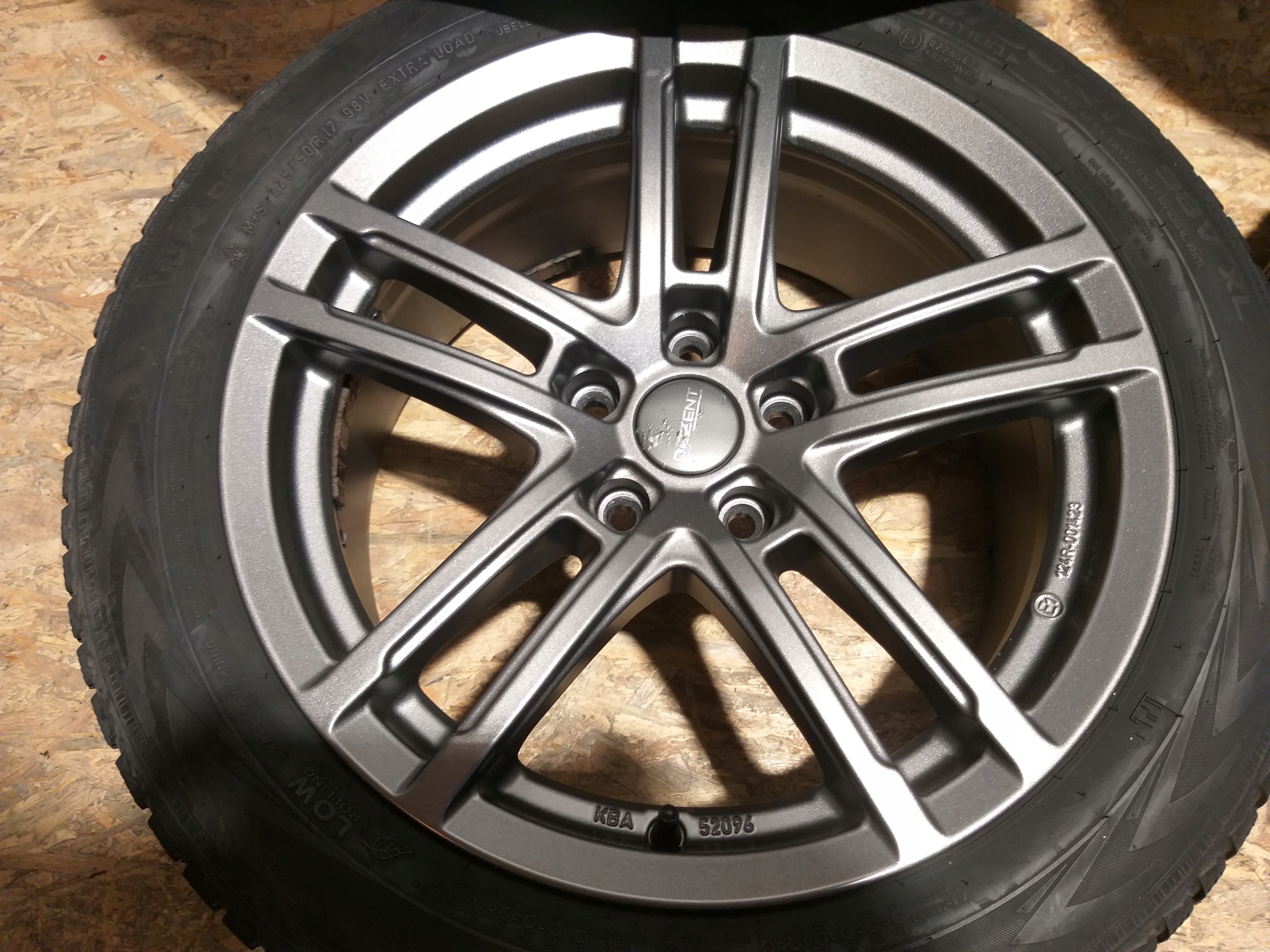 wheels discs aluminium 17 Audi A6 A5 A4 7,5x17ET27