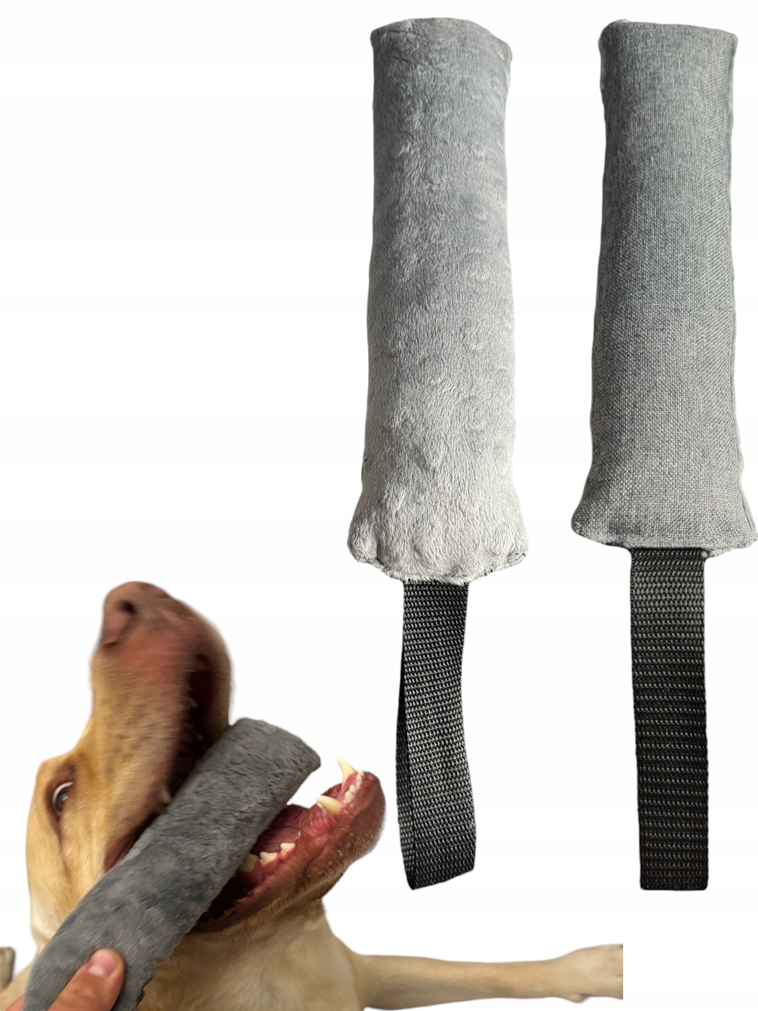Hračka Plyšové Kousátko Přetahovadlo Pro Psa Plyšák S Rukojetí Dvě Barvy 17X5 CM
