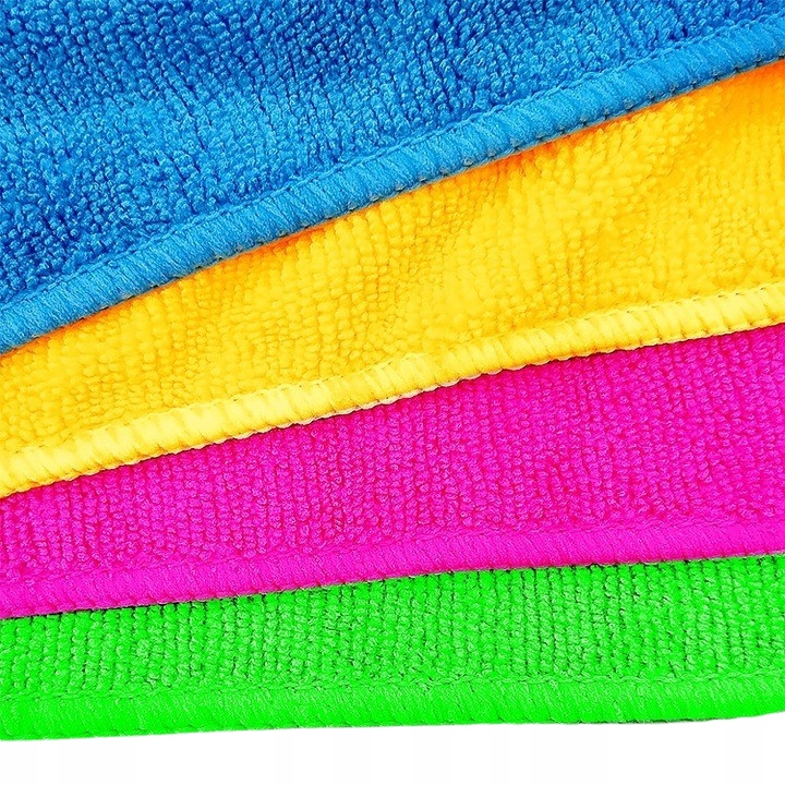 ZESTAW ŚCIERKI ŚCIERECZKI ŚCIERKA SZMATKI Z MIKROFIBRY KUCHENNE 4SZT 30X30 Producent bez marki