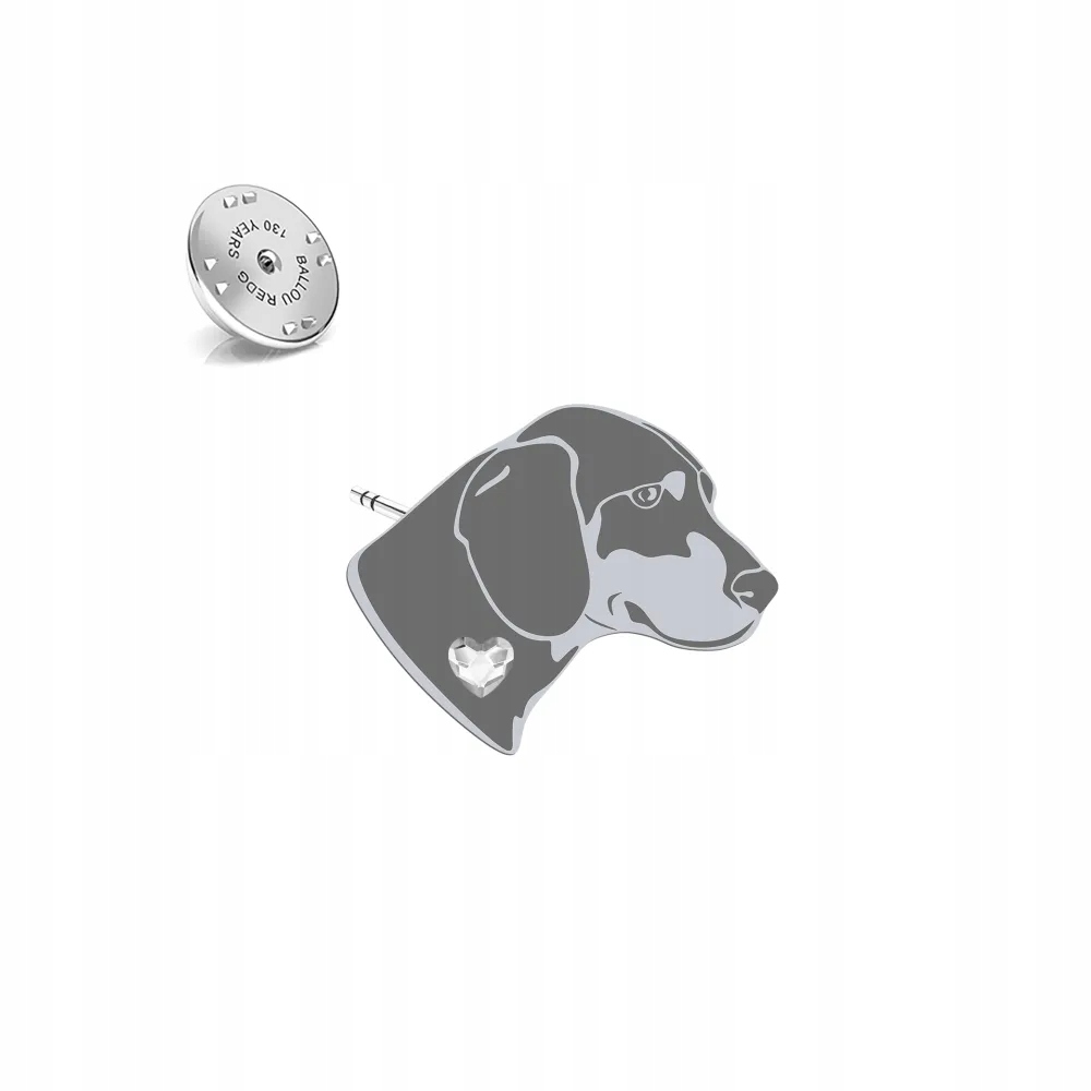 Odznak Stříbrná se psem Slovenský Kopov 925 Šperky Dedikace Bonus