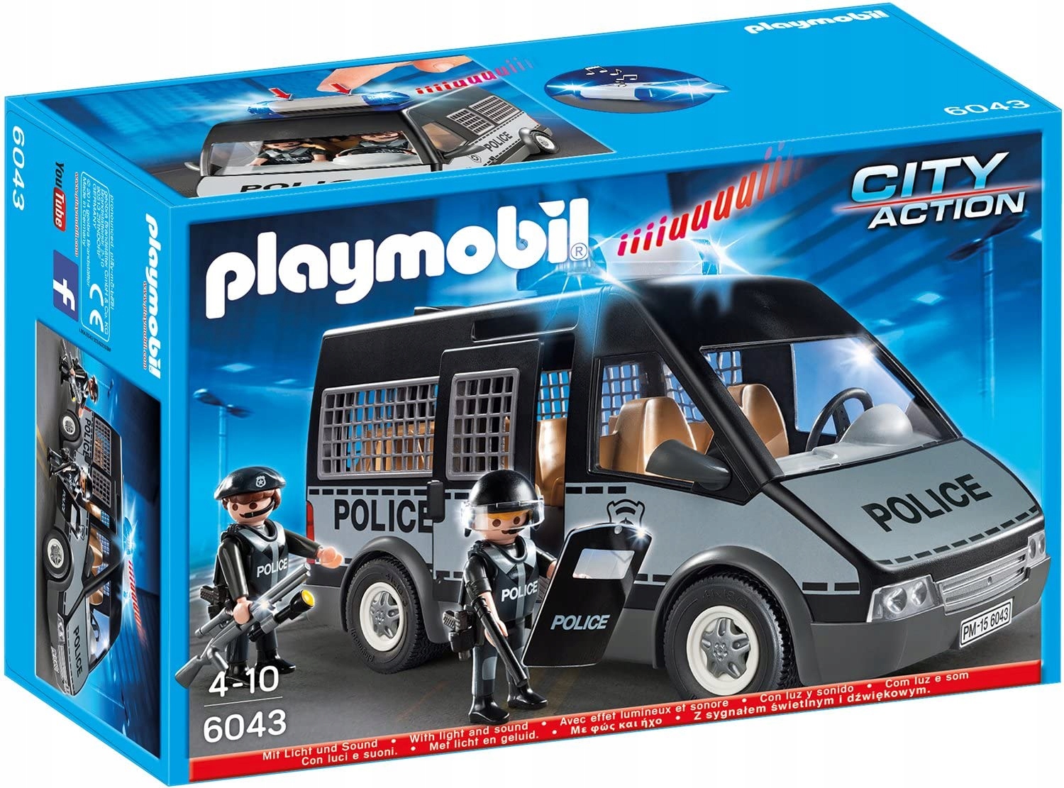 

Playmobil 6043 Klocki Samochód Brygady Policyjnej