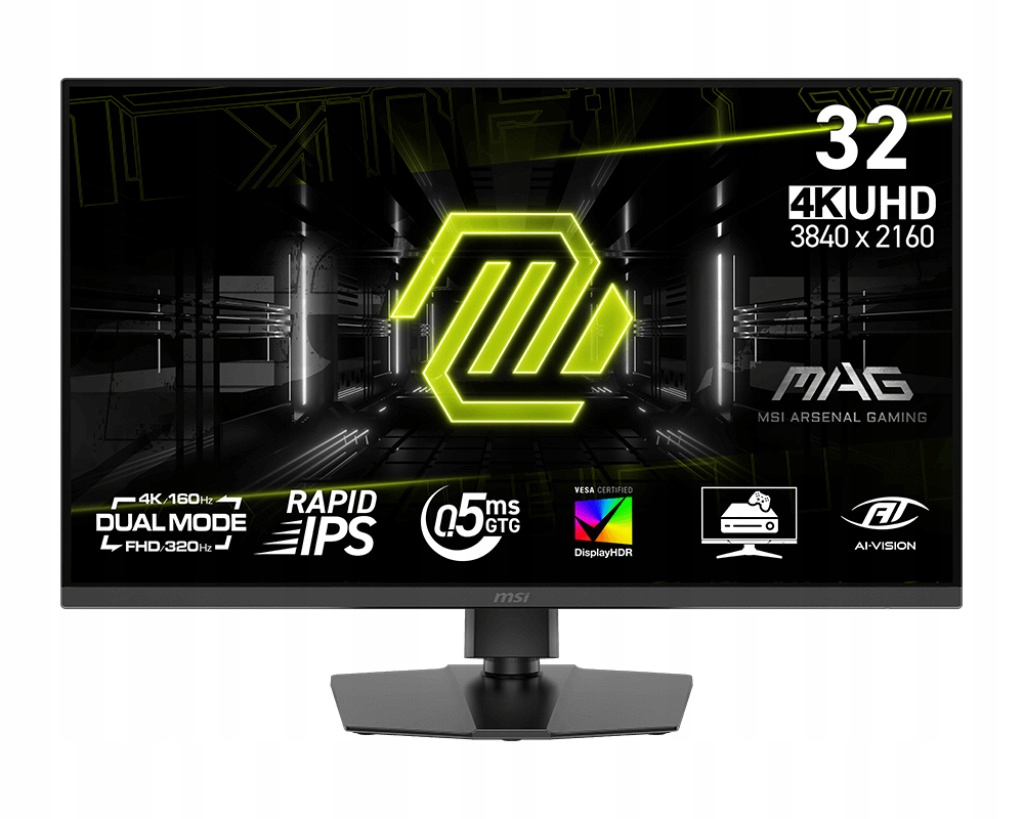 Msi MAG/322URDF E16/31,5"/IPS/4K UHD/160Hz/0,5ms/Čierna/3R